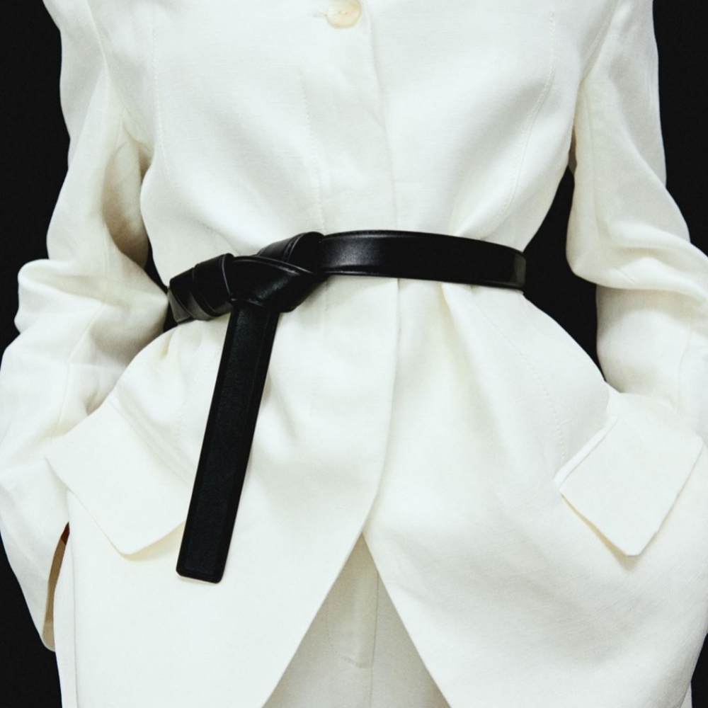 H&M Black Waist Belt, Small